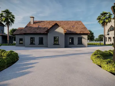 Architecture undergraduate thesis landscape theme park 3D model