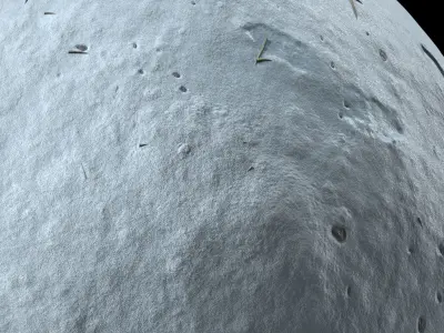 Snow Materials- Snow Ground - Pbr 4k Seamless Low-poly 3D model