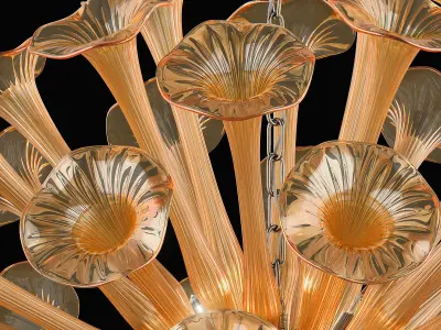 89118x Bardano Lightstar Chandelier 3D model