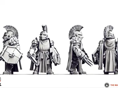 Feudal Guard - Lord Commander Ragnar 3D print model
