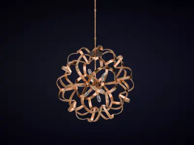 Sappho Orb Chandelier 3D model