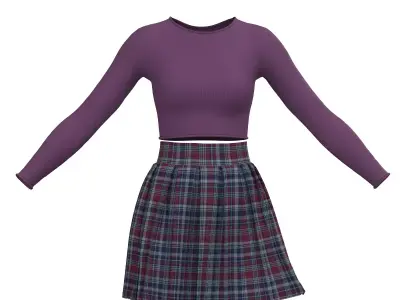 10 Street clothes 3D model