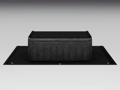 Box Vent 01 Low-poly 3D model