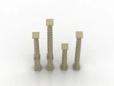 COLUMN SPIRAL Free 3D model