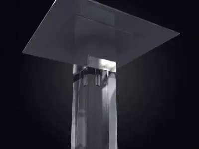 Modern Glass Lamp 3D model buy