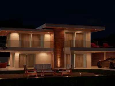 Exterior House Casaca 3D model