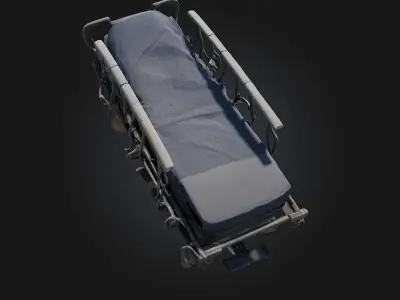 Hospital Stretcher Design  Functional Form in Emergency Motion 3D model