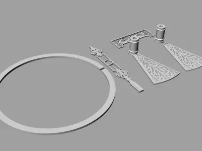 Dolls House Miniature Spiral Staircase 12th Scale 3D print 3D print model