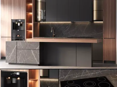 Kitchen Design 09 3D model