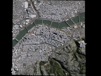Portland - USA 3D model