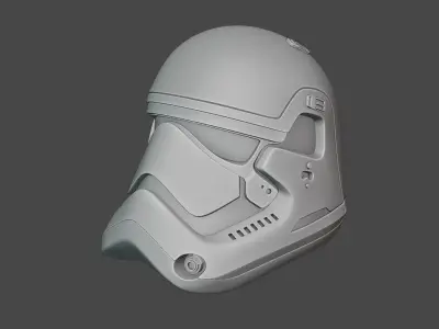 Star Wars Stormtrooper Helmet- High poly 3D model