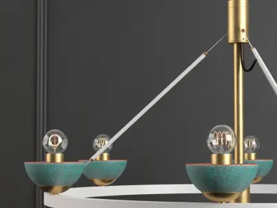 Roseland Ceiling Fixture 3D model