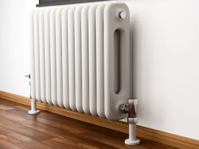 Low-poly Radiator Heater Low-poly 3D model