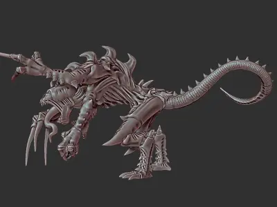 Broodlord Inspired Fanart 3D printable model 3D print model 3D print model