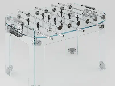 TECKELL® Calcio Balilla collection - Cristallino Classic Foosball Table