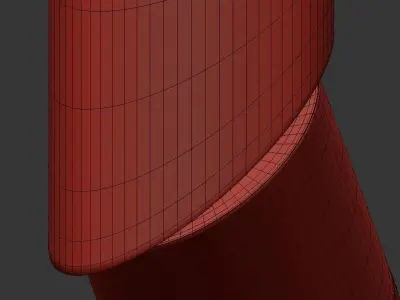 Dimmable led track light 3D model