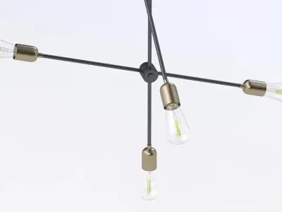 Molecular Ceiling Light 3D model