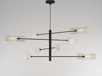 SWAY chandelier 3D model