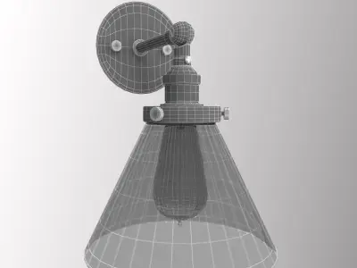 Vintage lamp 3D model
