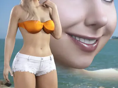 Brida for Genesis 8 Female 3D model