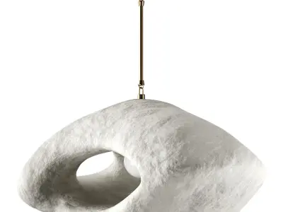 Fertility Form illuminated sculpture Low-poly 3D model