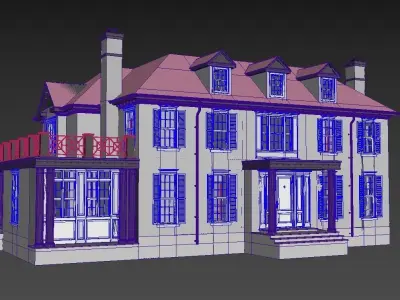 Build001 house 3D model