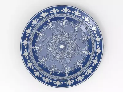 Tern Plate Low-poly 3D model