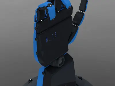 robot hand movment 3D model