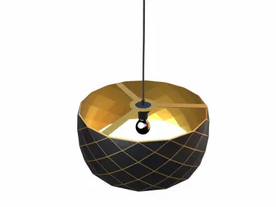 Hanging Lamp Low-poly 3D model