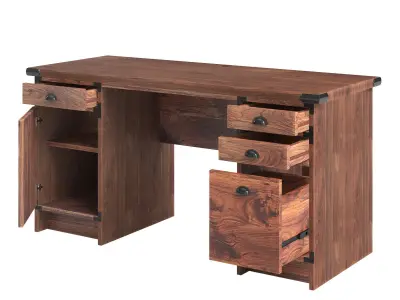 Table wood 3D model purchase