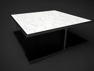 Coffee Table - Ann Modloft Low-poly 3D model