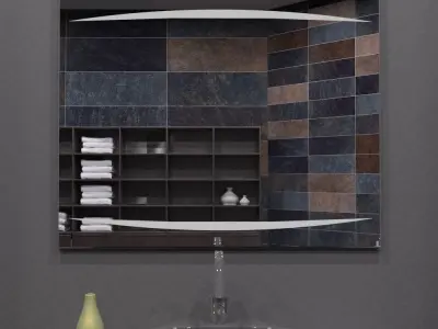Illuminated Mirror 23 3D model