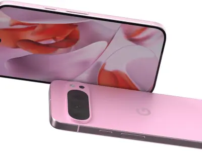 Google Pixel 9 Pro Rose Quartz 3D model