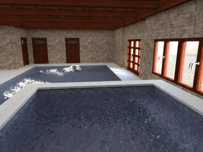 Swimming pool 3D model