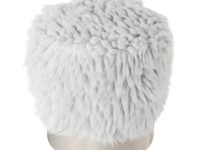 Doutzen Accent Stool 3D model