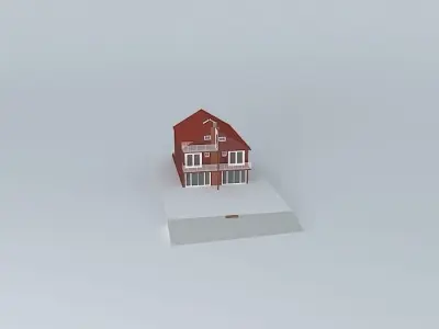 Lake House Free 3D model