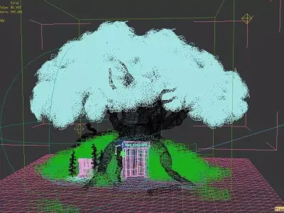 Plant - Tree House - Building 07 3D model