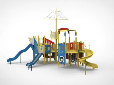 Playground for kids 3D model