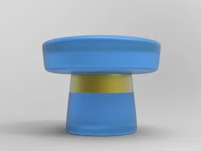 Zampu Center Table Low-poly 3D model