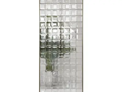 Glass block partition 2 3D model
