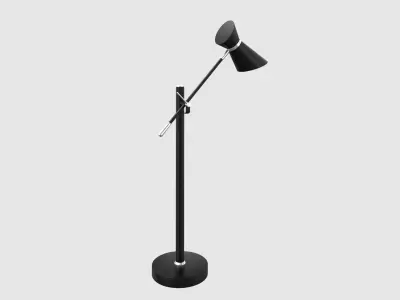 Modern table lamp black 3D model