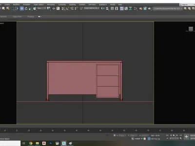 office table Free low-poly 3D model buy