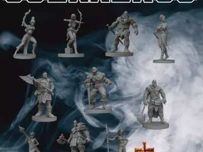 WARRIORS AND WARRIORS 3D print model