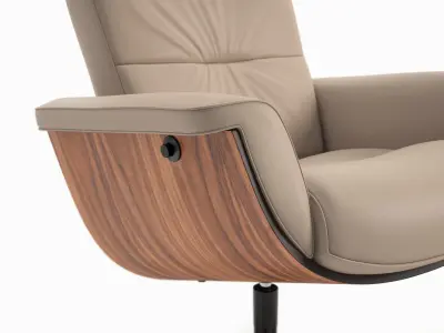 Honolulu Armchair and Ottoman 3D model