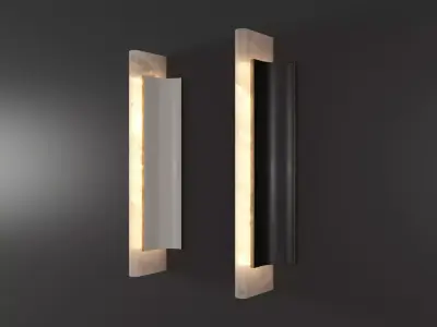 Modern lamp 3D model 10
