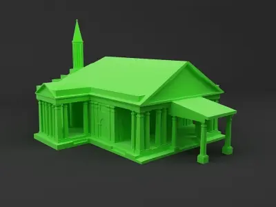 Armenian Church Singapore 3D print model