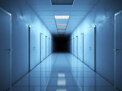 Hallway door 3D model