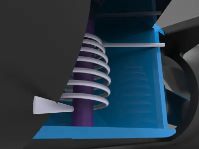 Inside Door Handle 3D print model