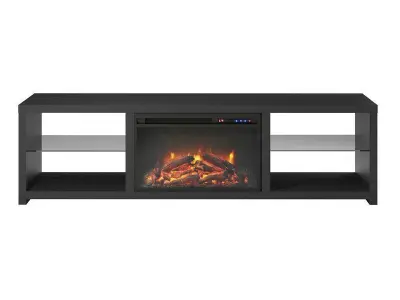 Braydon TV Stand Fireplace  3D model