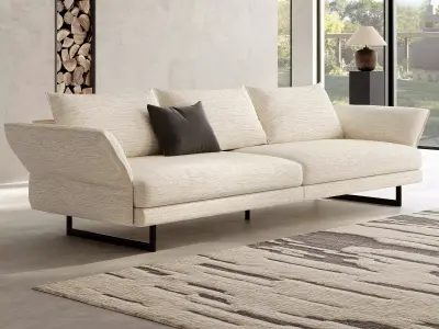 Industrial Living Interior scene 3D model